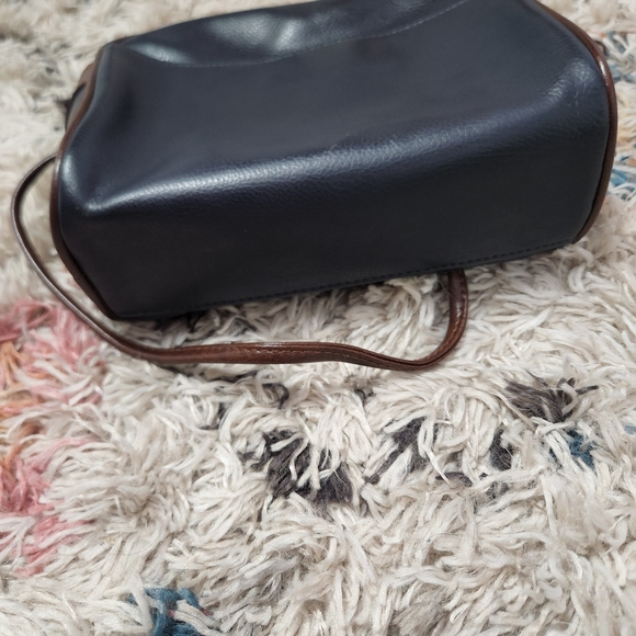 Vintage 90s Liz Claiborne Faux Leather Purse Bag Mini 1990s Preppy Academia Y2K - Picture 9 of 14